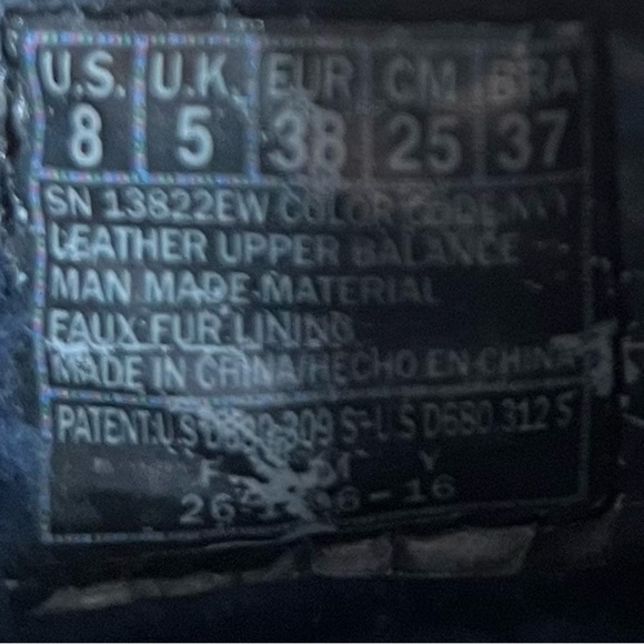 Skechers Go Walk Womens Size 8 Extra Wide Slip On Faux Fur Lined Shoes Blue - Picture 8 of 8